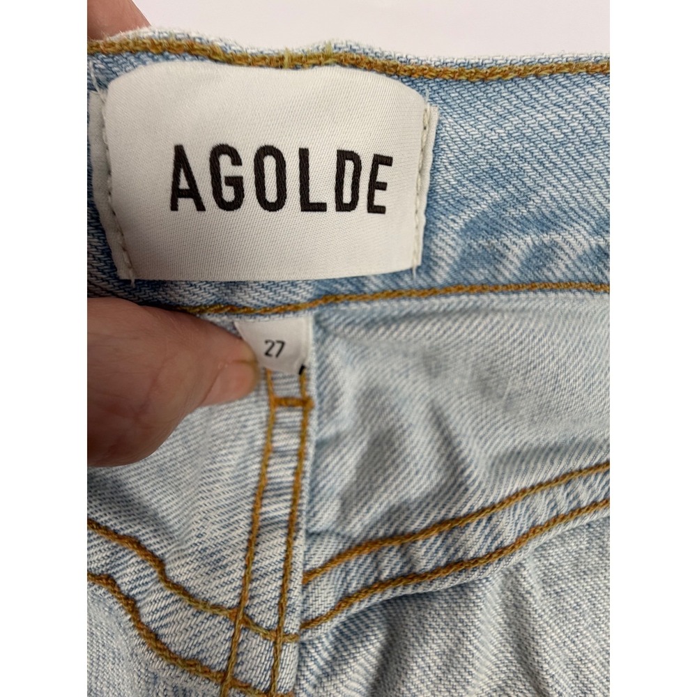 AGOLDE Low Slung Baggy – Women's 27 – Relaxed Wide‑Leg Luxury Denim